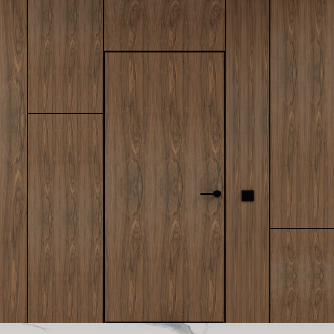 Doors of hidden installation Власні двері Alum Unique Veneered